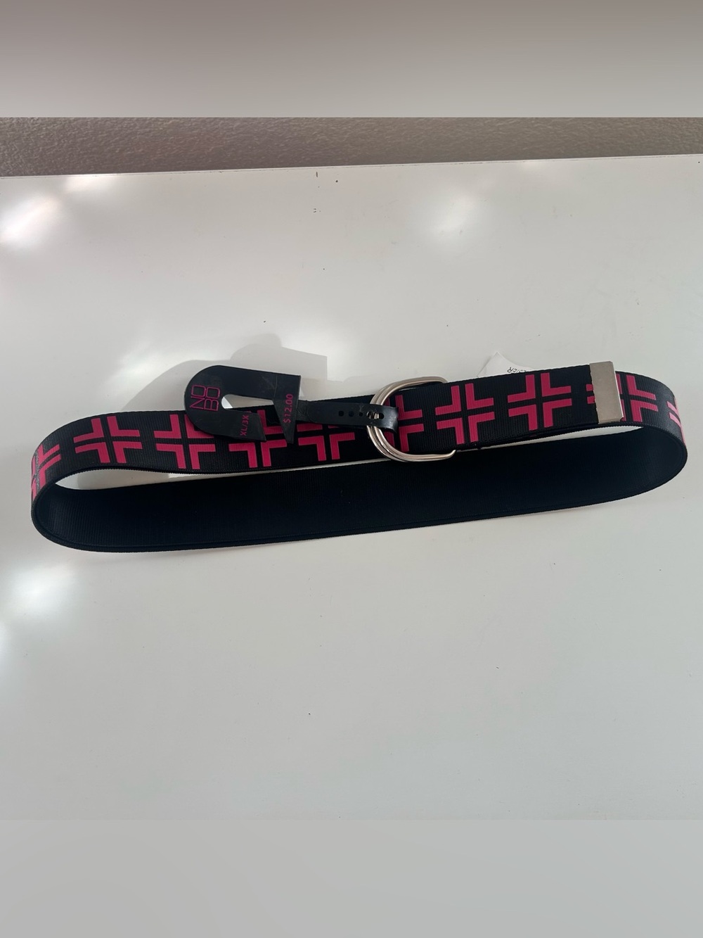 Black and Hot Pink Belt
